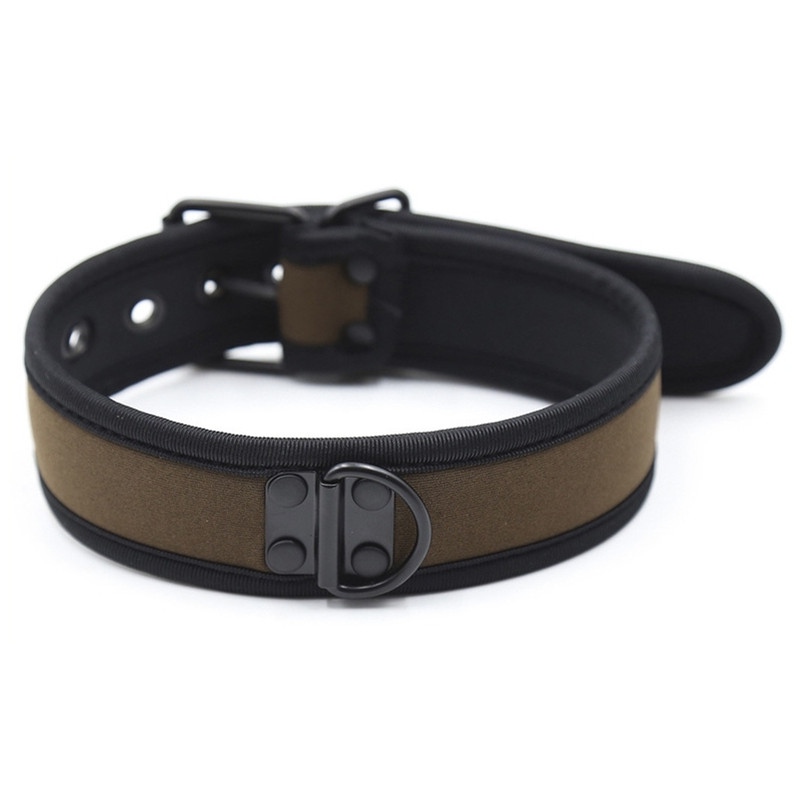 Kinky Puppy Collier Néoprène Simply Puppy Marron